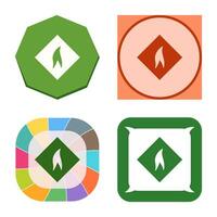 Flammable Material Vector Icon