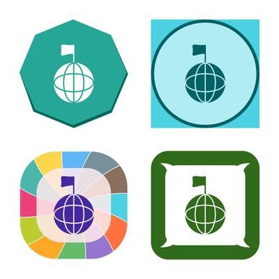 Unique Global Signals Vector Icon