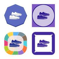 icono de vector de zapatillas