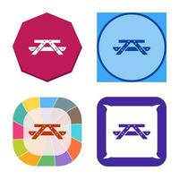 Picnic of Table Vector Icon