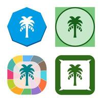 Coconut trees Vector Icon