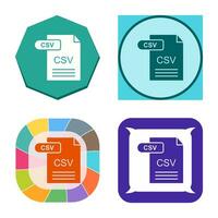 CSV Vector Icon