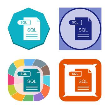 SQL Vector Icon