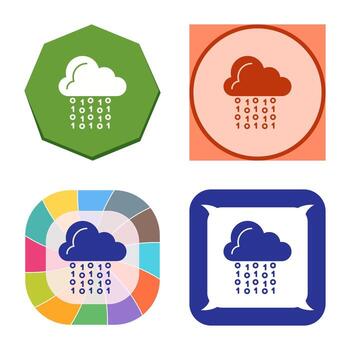 Cloud Coding Vector Icon