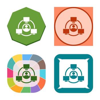 icono de vector de red