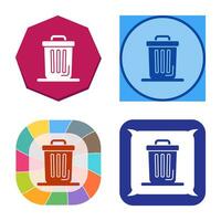 Trash Can Vector Icon