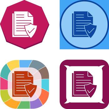 Valid Document Vector Icon