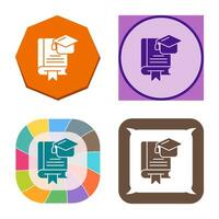 icono de vector de graduación