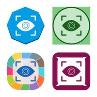 Eye Scan Vector Icon