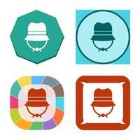 Camping Hat Vector Icon