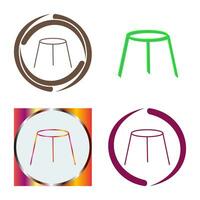 Unique Stool Vector Icon