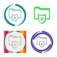 Vulnerable Folder Vector Icon