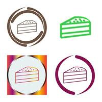 Cake Slice Vector Icon