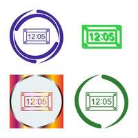 Unique Timer Vector Icon