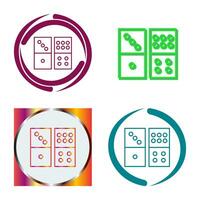 Domino Game Vector Icon