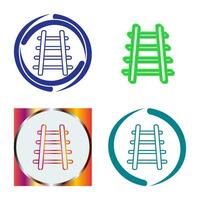 Train Tracks Vector Icon