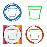 Plant Pot Vector Icon