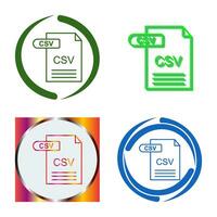 CSV Vector Icon