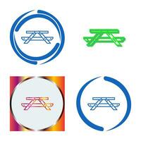 Picnic of Table Vector Icon