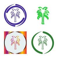 Coconut trees Vector Icon