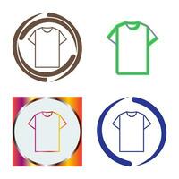 Plain T Shirt Vector Icon