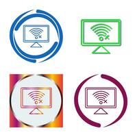 Disconnected Network Vector Icon