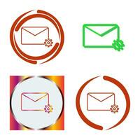 Message Settings Vector Icon