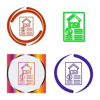 icono de vector de documento