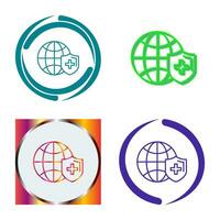 Global Protection Vector Icon