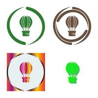 Hot Air Balloon Vector Icon