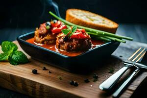 the best meatballs in the world. AI-Generated photo