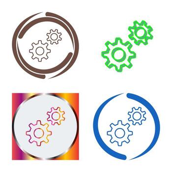 icono de vector de configuración