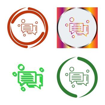 icono de vector de burbuja de mensaje