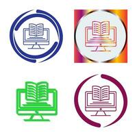 Digital Learning Vector Icon