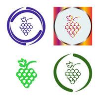 Grapes Vector Icon