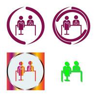 Employee Interview Vector Icon