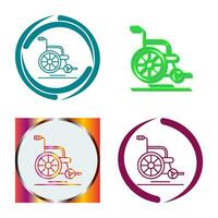 Wheel Chair Vector Icon