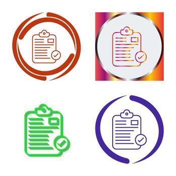 Secure Notepad Vector Icon