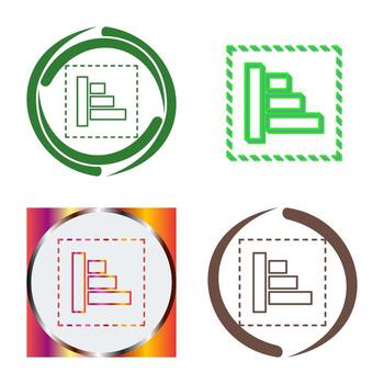 Object Alignment Vector Icon