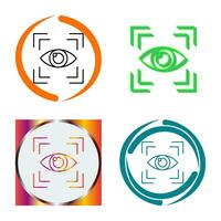 Eye Scan Vector Icon