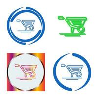 Wheelbarrow Vector Icon