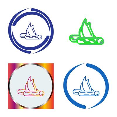 Bon Fire Vector Icon