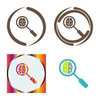 Unique Intelligent Search Vector Icon