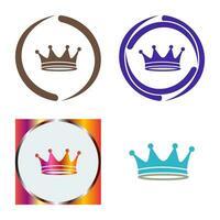 King Crown Vector Icon