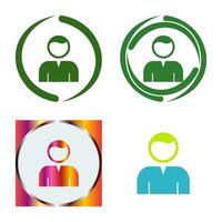 Unique User Vector Icon