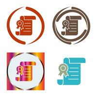 Legal Paper Vector Icon