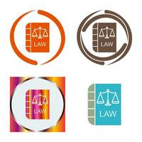 Law and Order Vector Icon