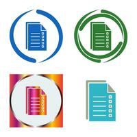 Data Files Vector Icon