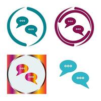 Conversation Bubbles Vector Icon