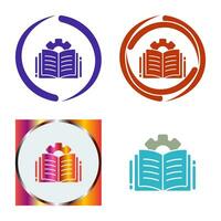 Open Book Vector Icon